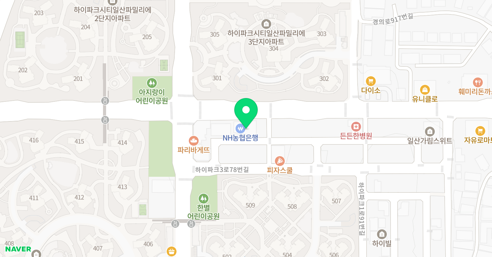 꿈꾸는 모짜르트 음악 미술 학원 위치