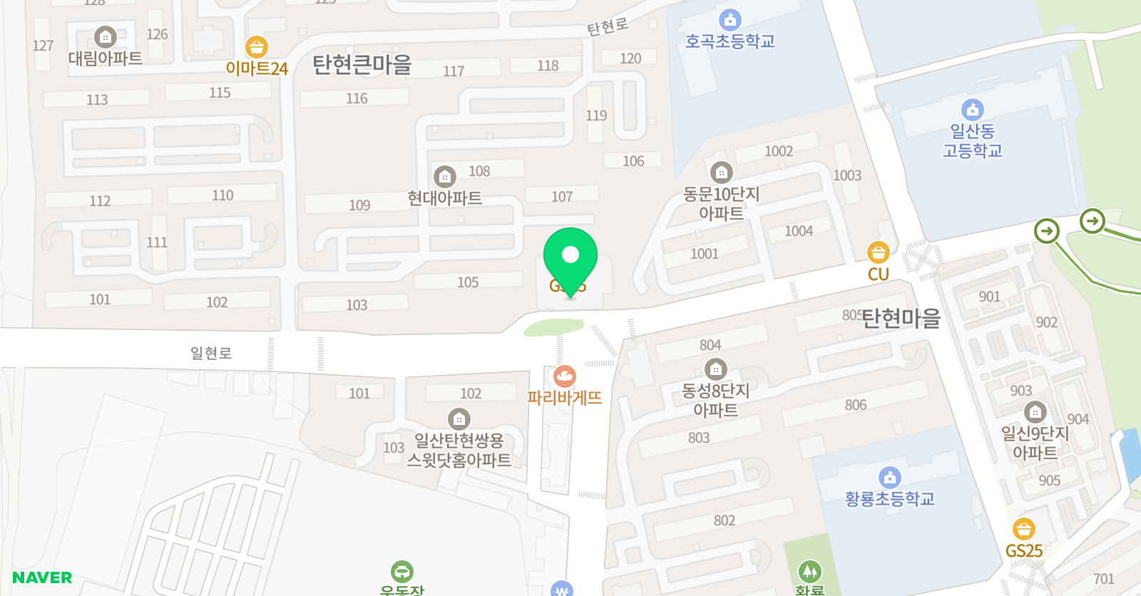 소리숲 음악학원 위치