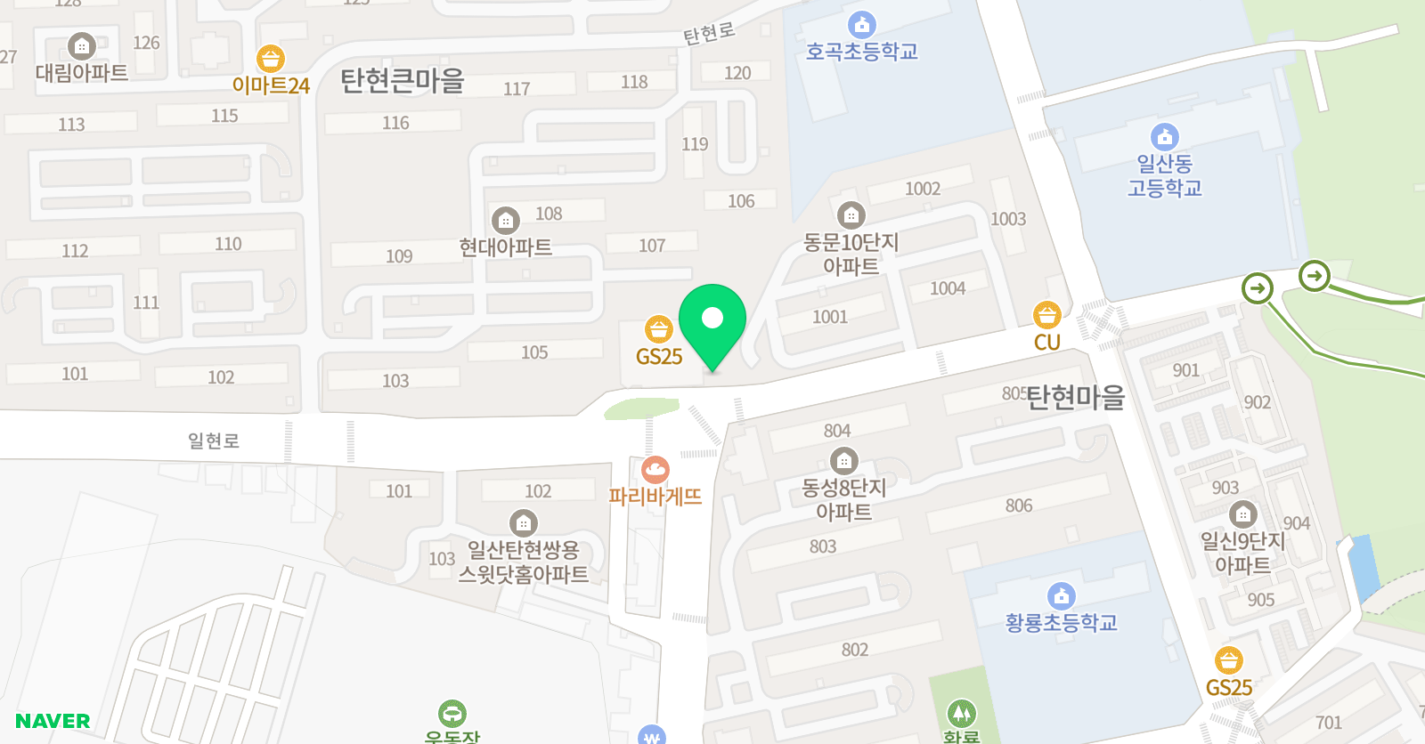 탄현칸타빌레 음악학원 위치