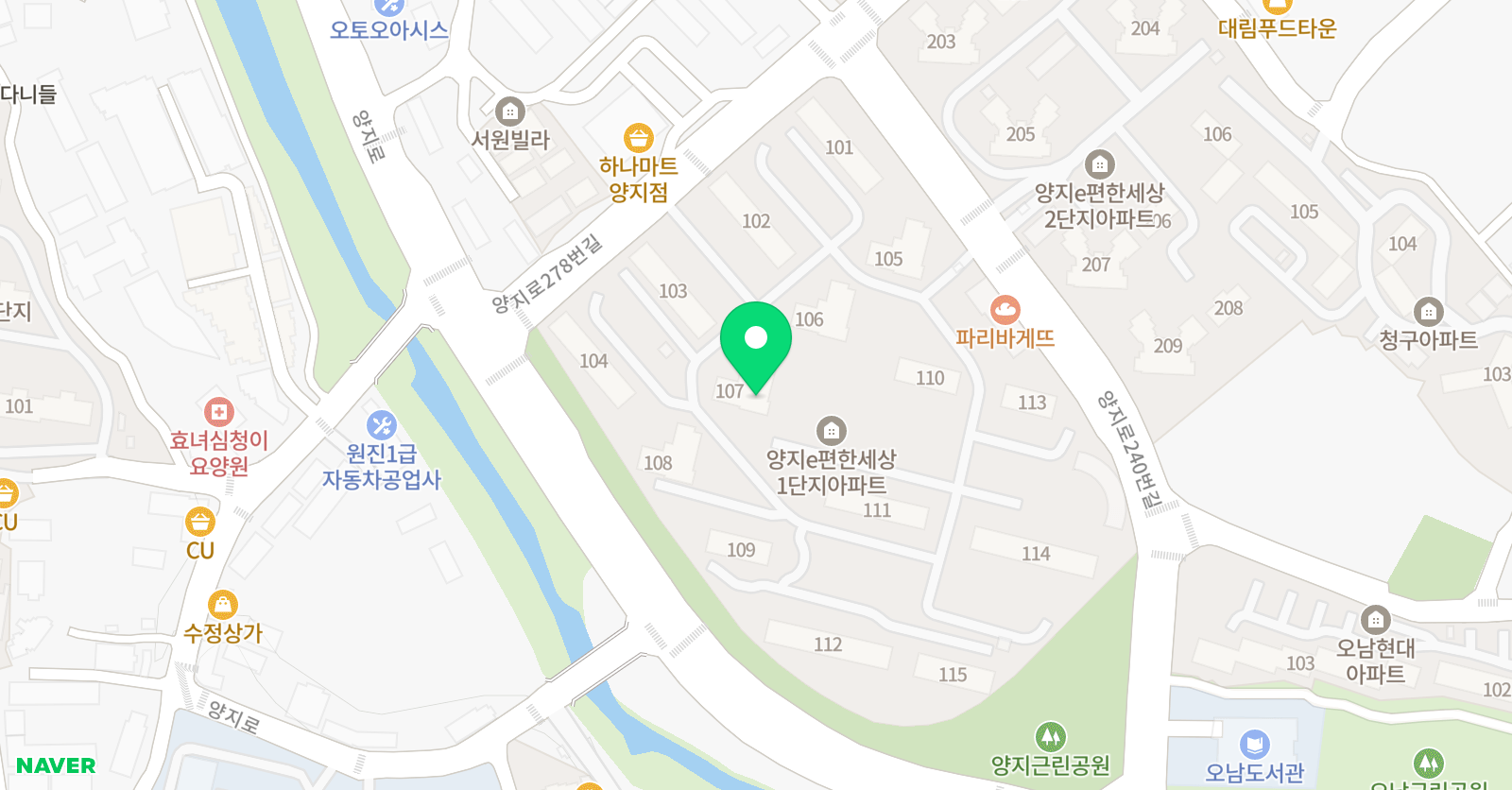 한우리독서토론논술 오남이편한세상교실 위치