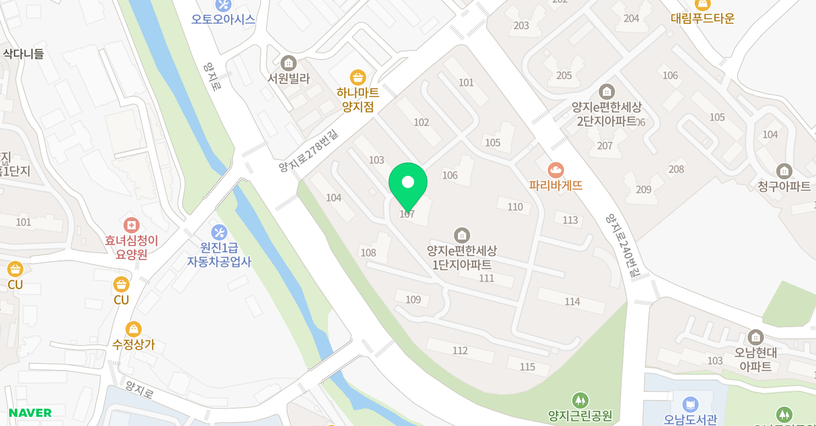 오남사고력 수학공부방 위치