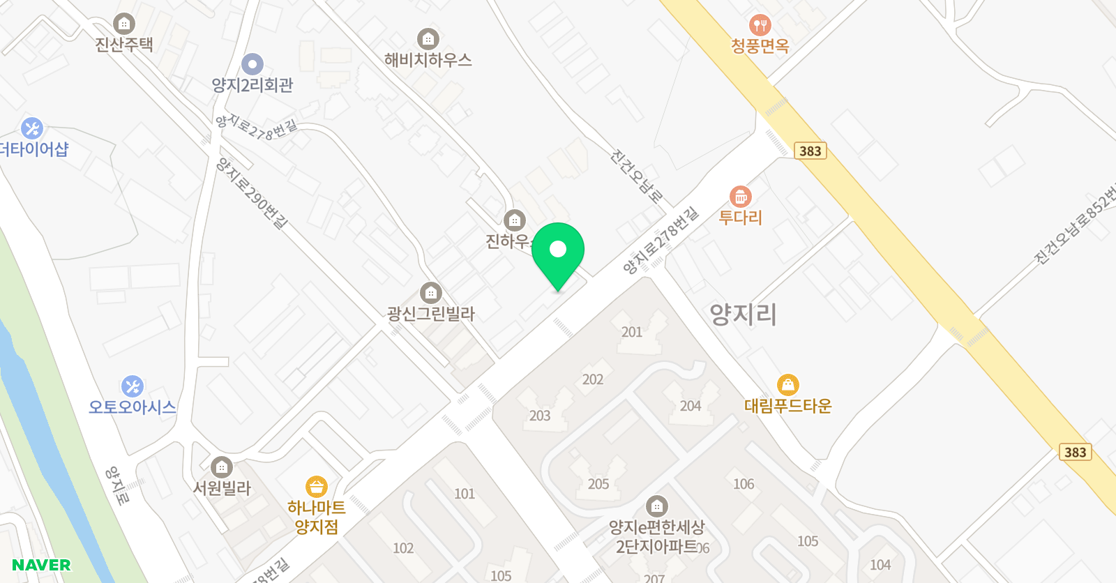 오남홍익 미술학원 위치