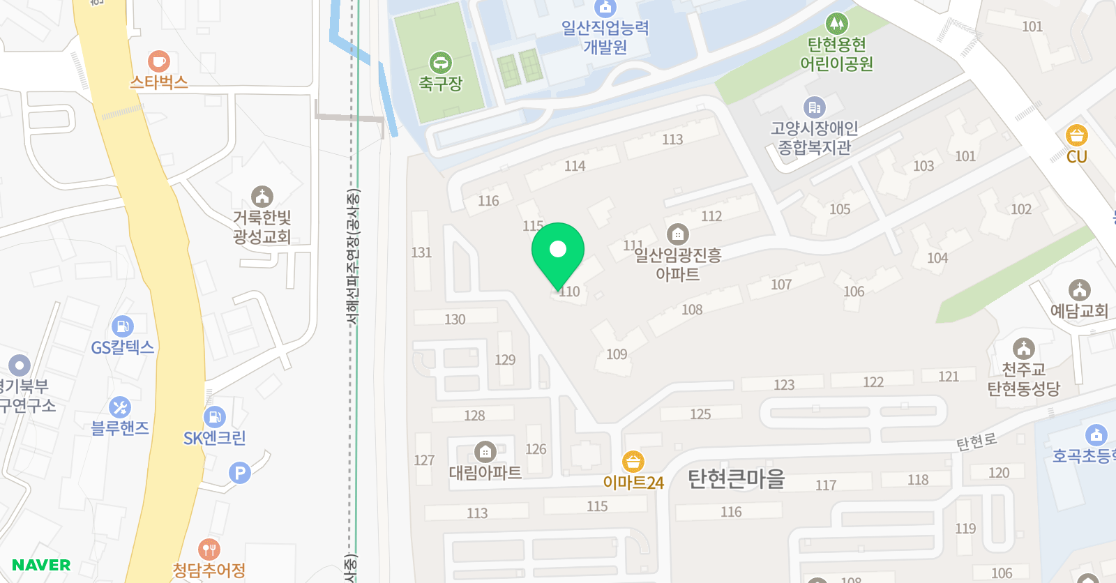 데일리파이브키즈클럽 위치