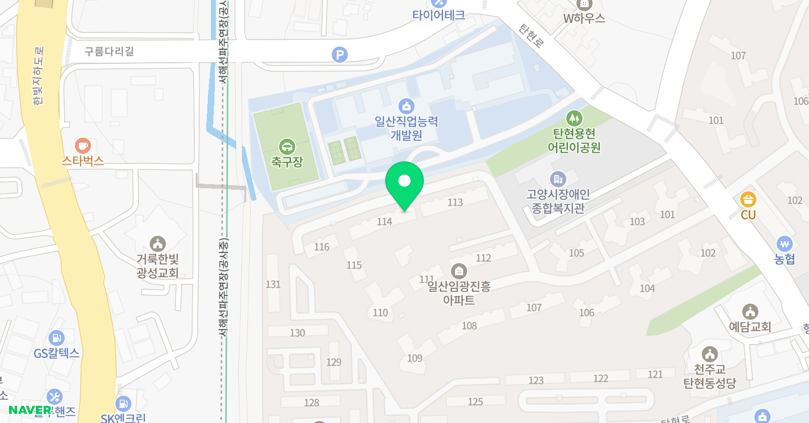 빨간펜 수학의달인 일산탄현임광진흥점 위치