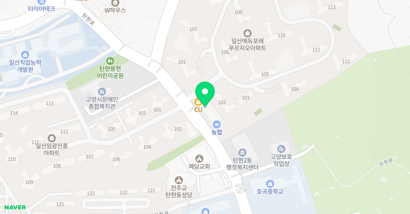 탄현줄리어드 음악학원 위치
