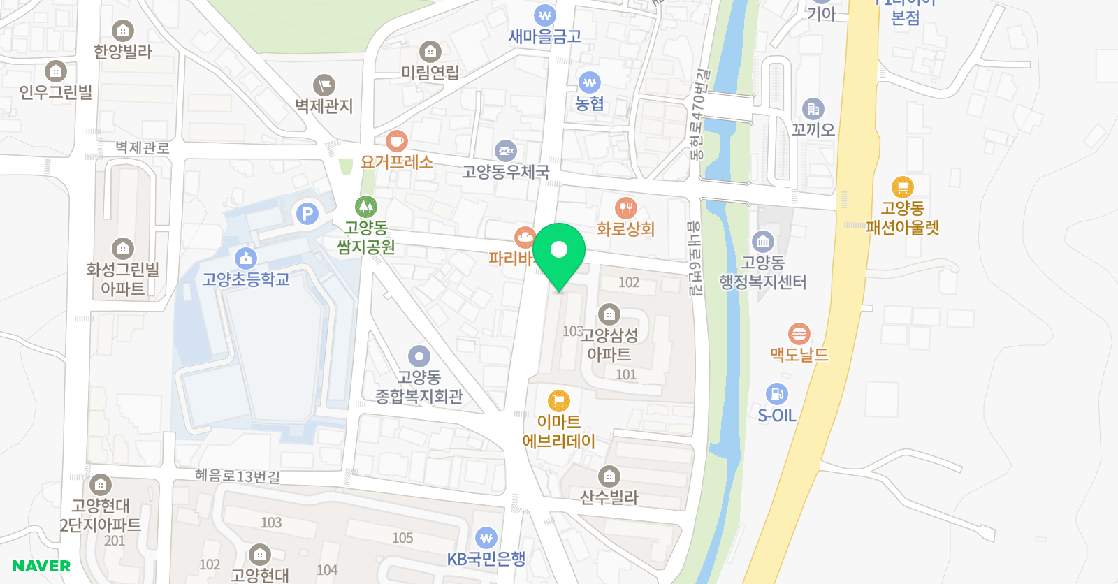 이엔에스 영수학원 위치