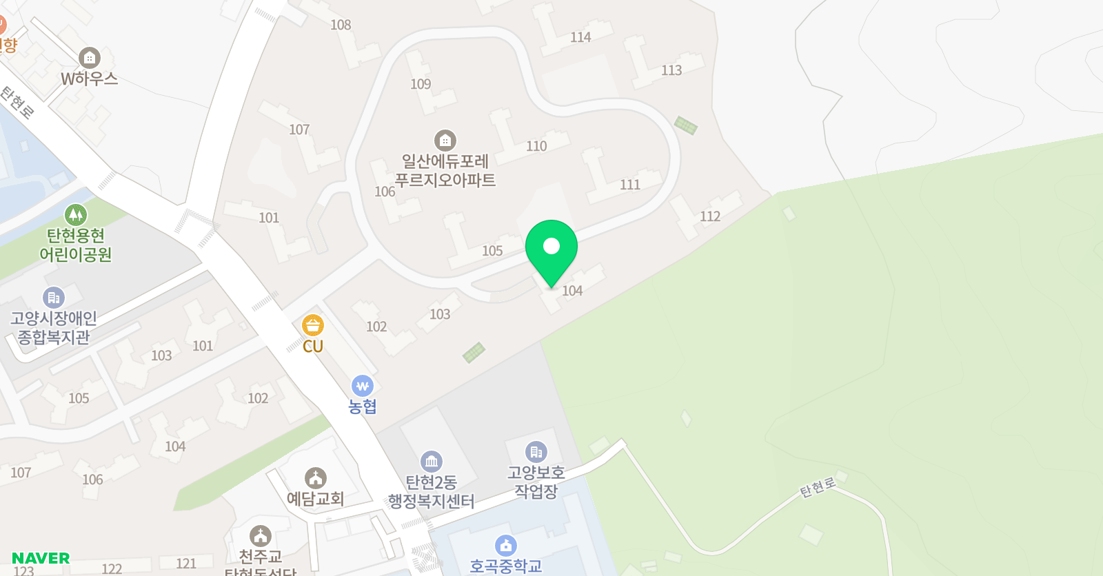 영렘브란트 일산에듀포레 클래스 위치