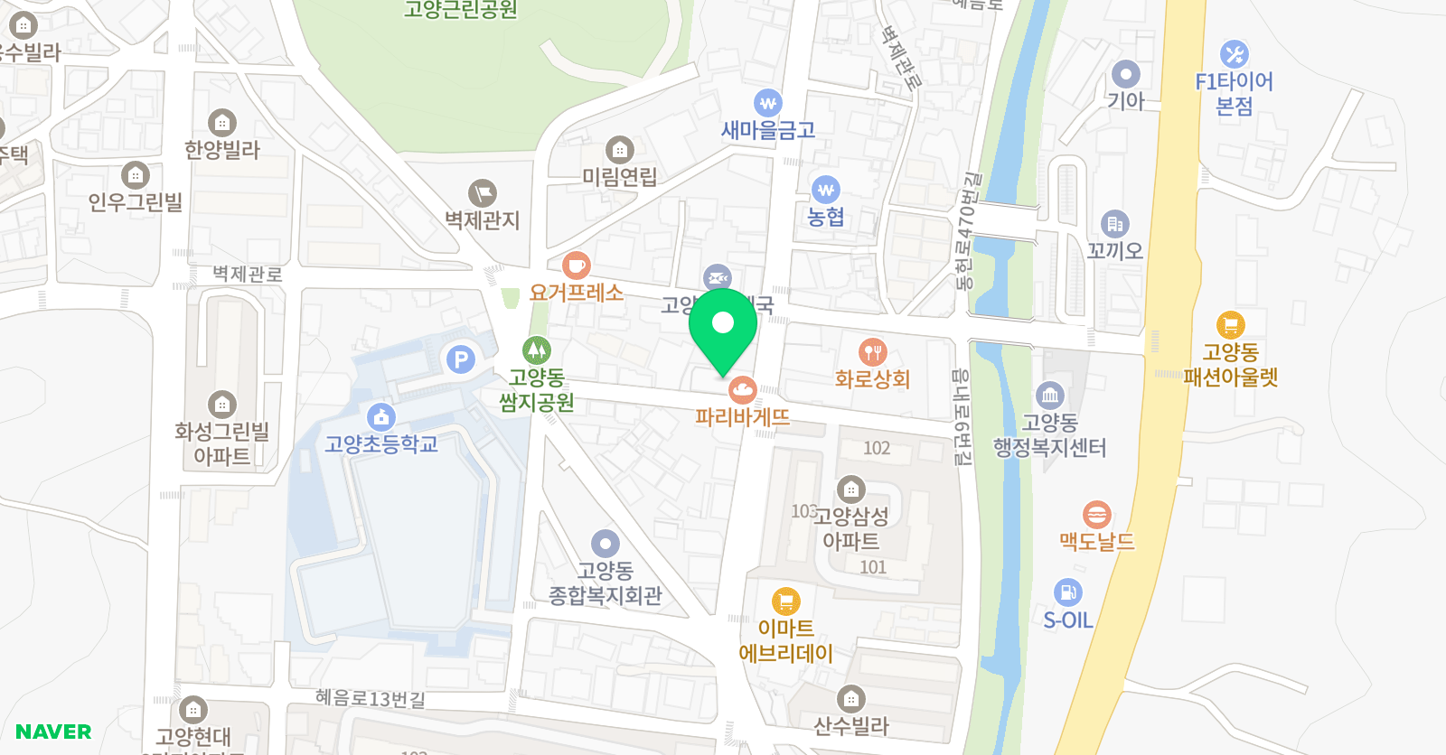 우리 학원 위치