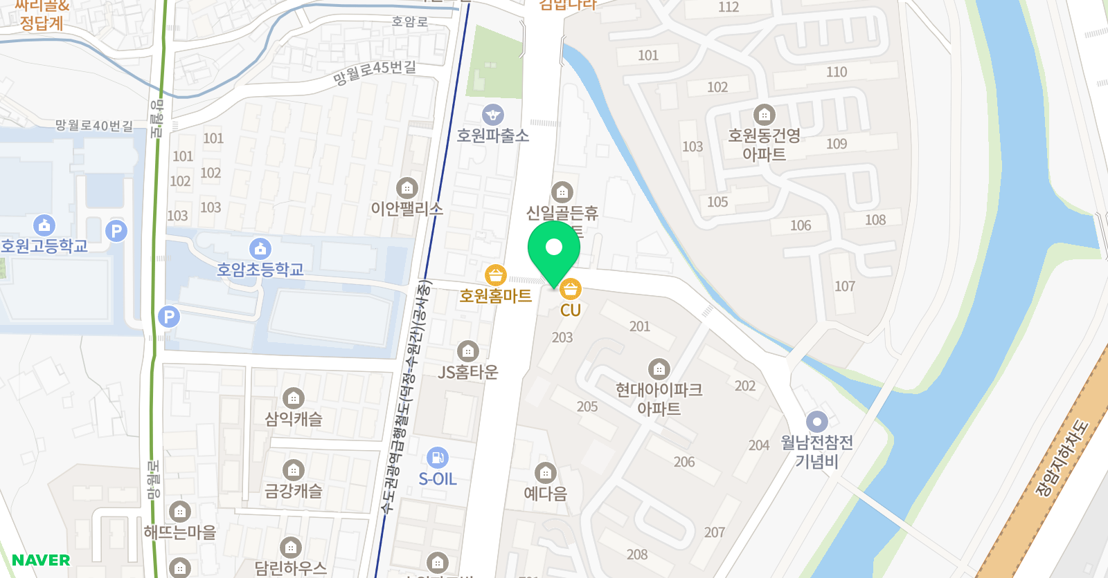 미술의숲 미술학원 위치