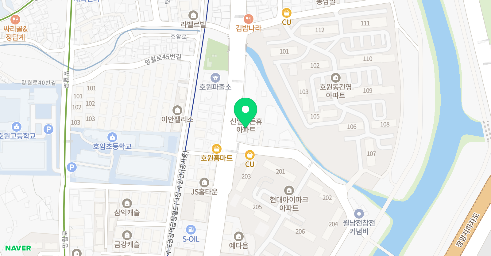 삼성 영어 호원2캠퍼스 위치