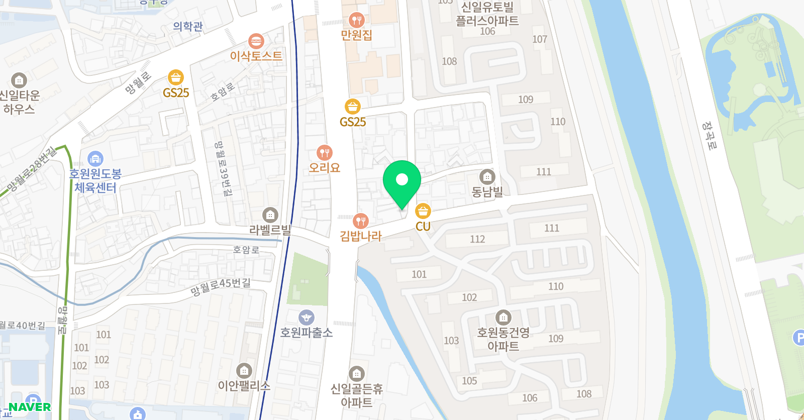 절대 영어학원 위치