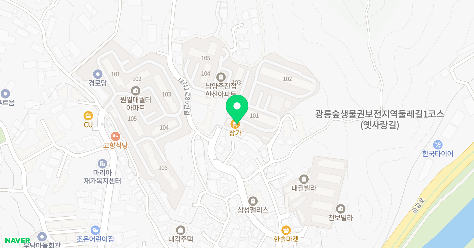 뮤엠 영어 내각교습소 위치