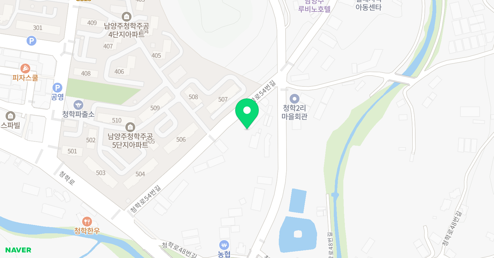 SK주니어나이츠 노원별내점 위치