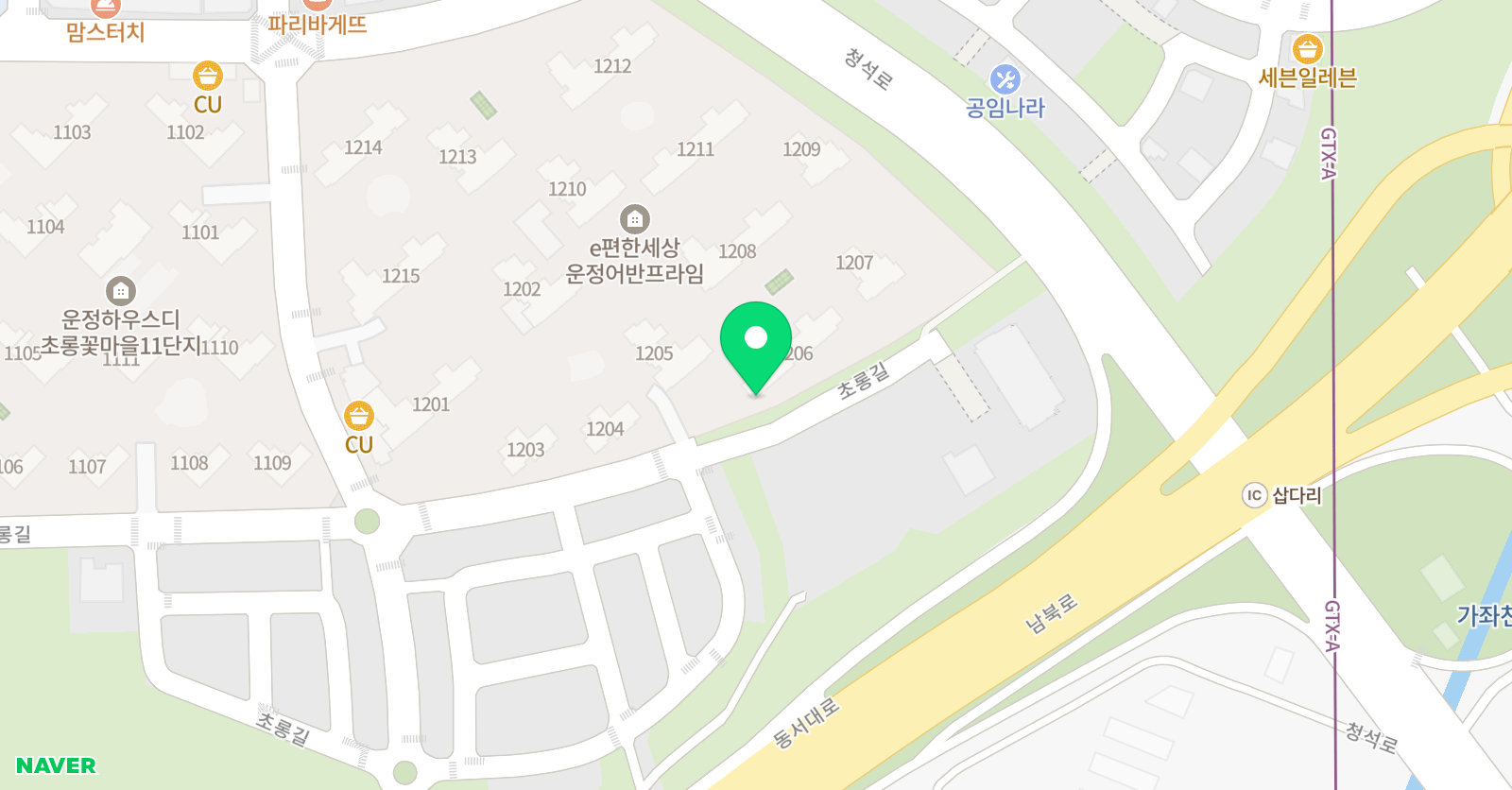 뮤엠 학원 초롱꽃점 위치
