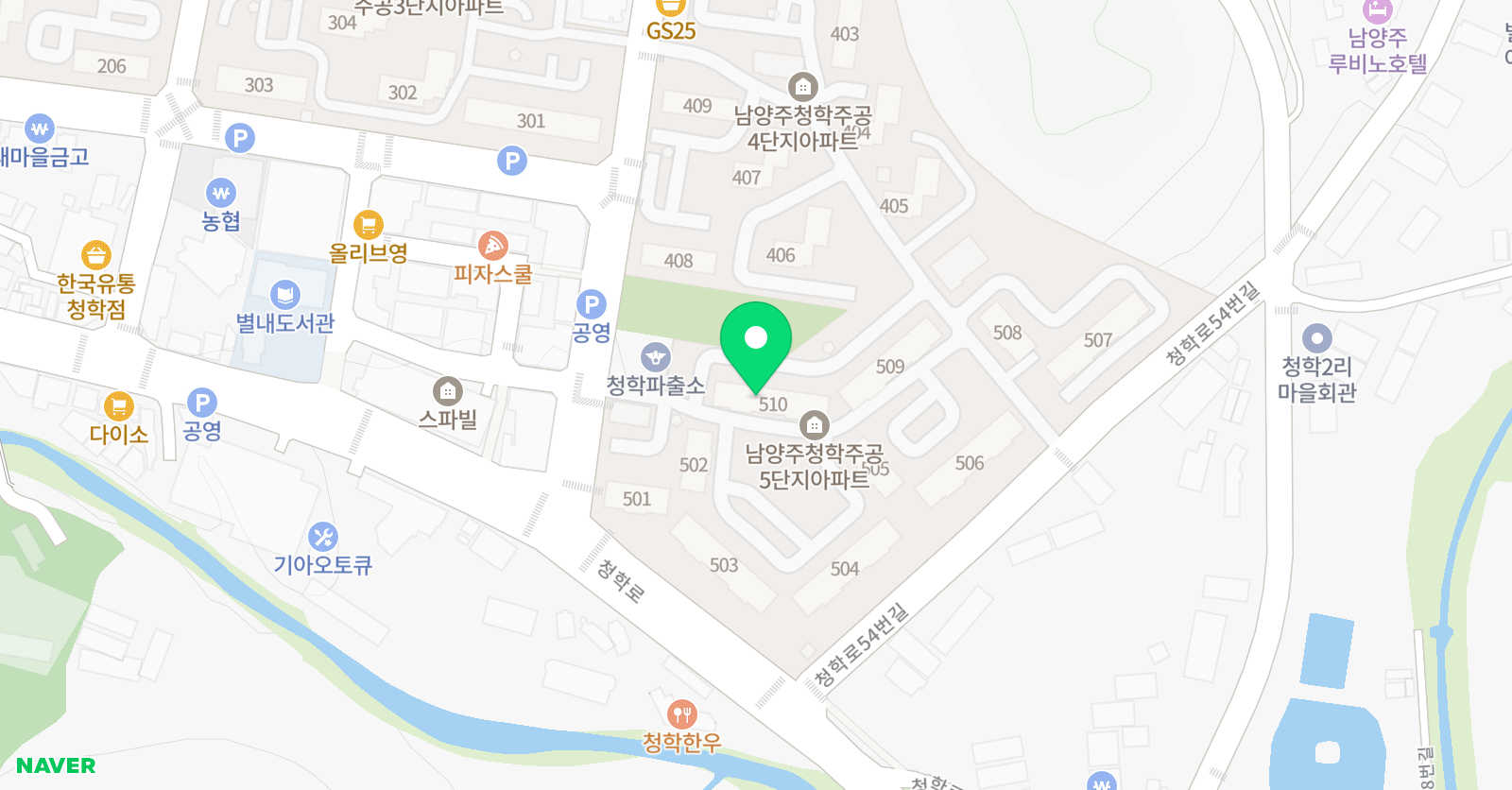 청학 홈런 공부방 위치