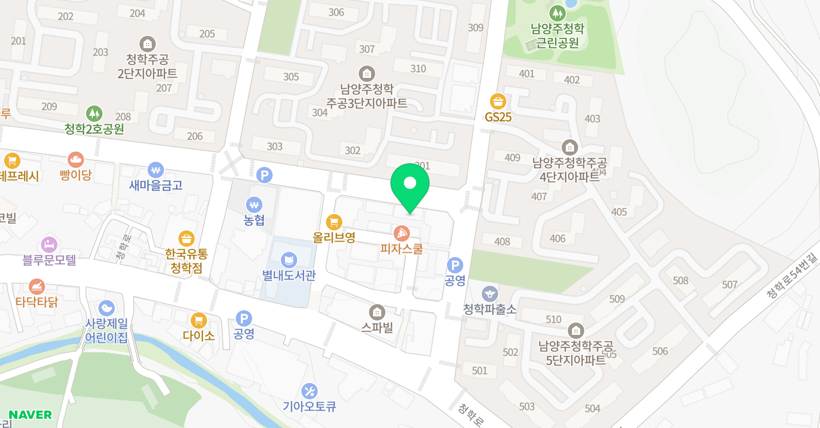 엘리트 학원 위치