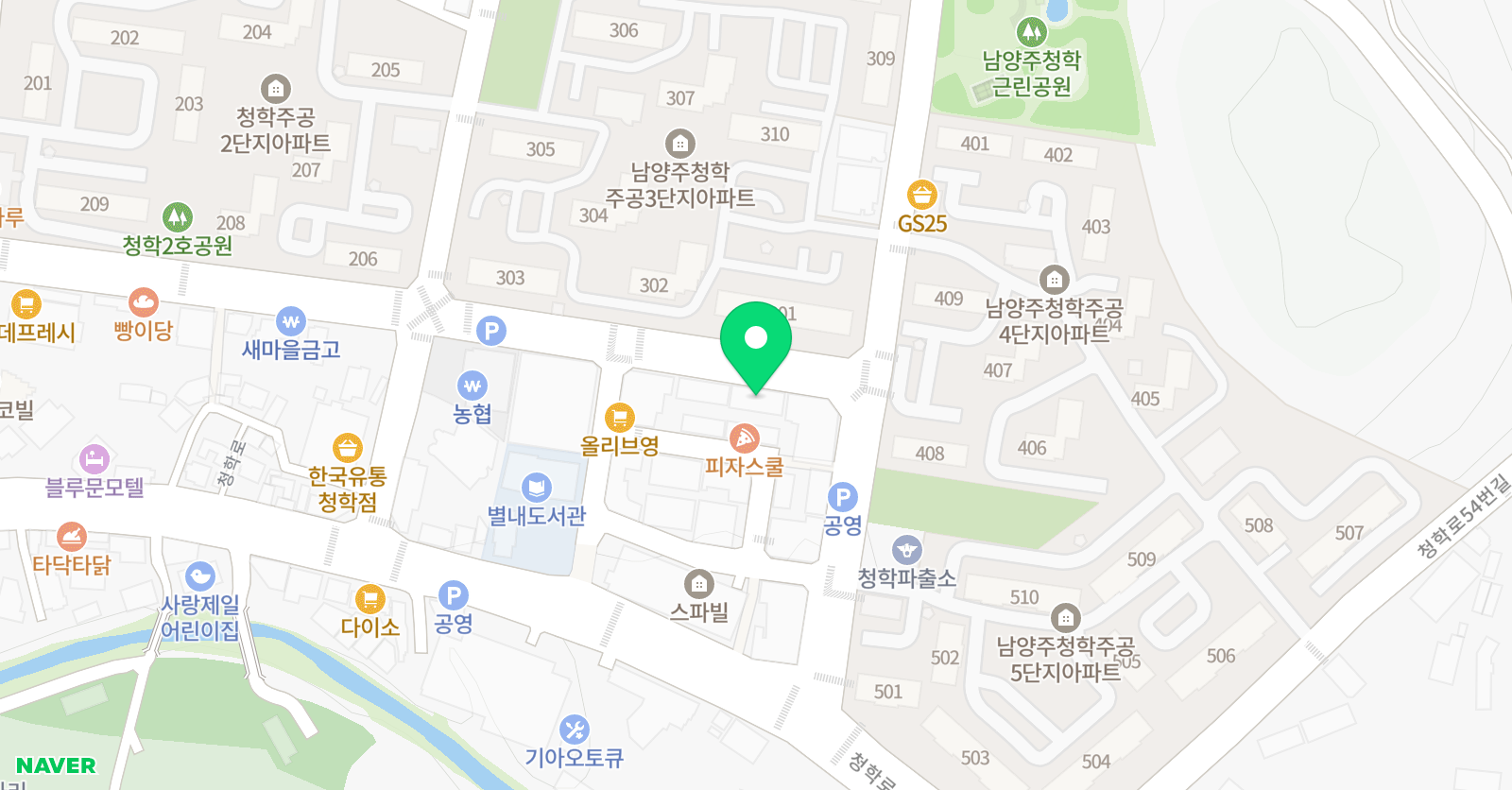 삼성영어 청학학원 위치