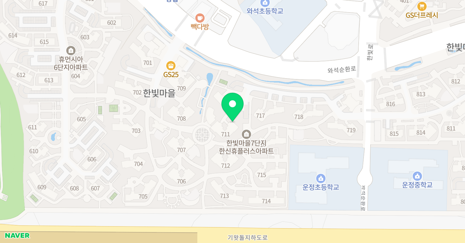 푸르넷 공부방 운정초점 위치