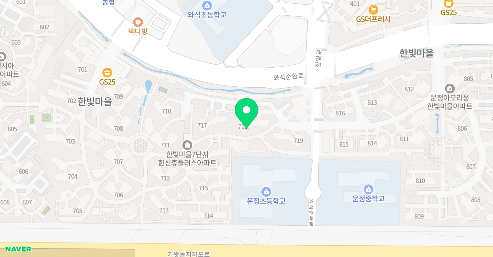 뮤엠 영어 한빛7단지NEST 위치