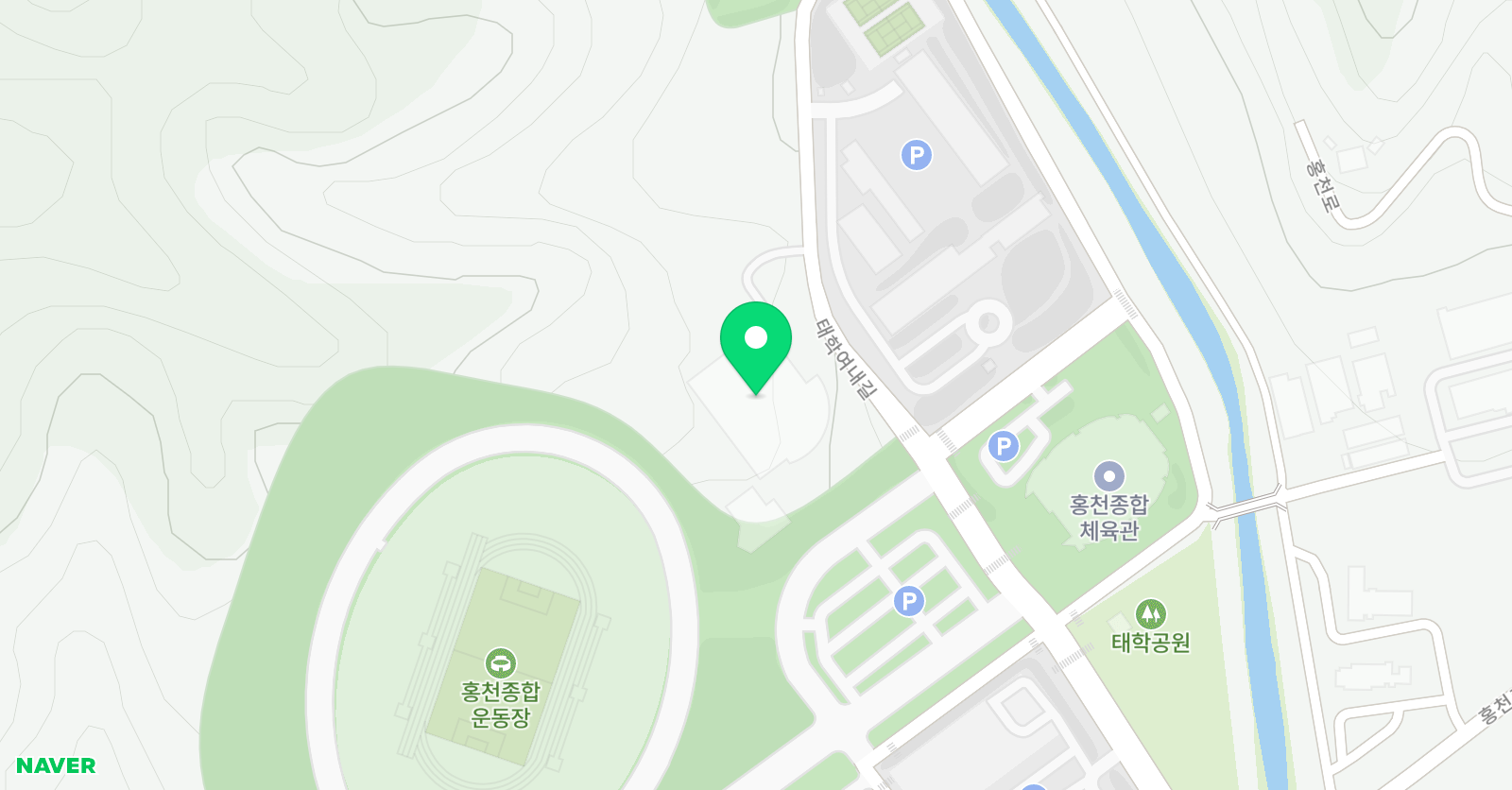 홍천군 국민체육센터 위치
