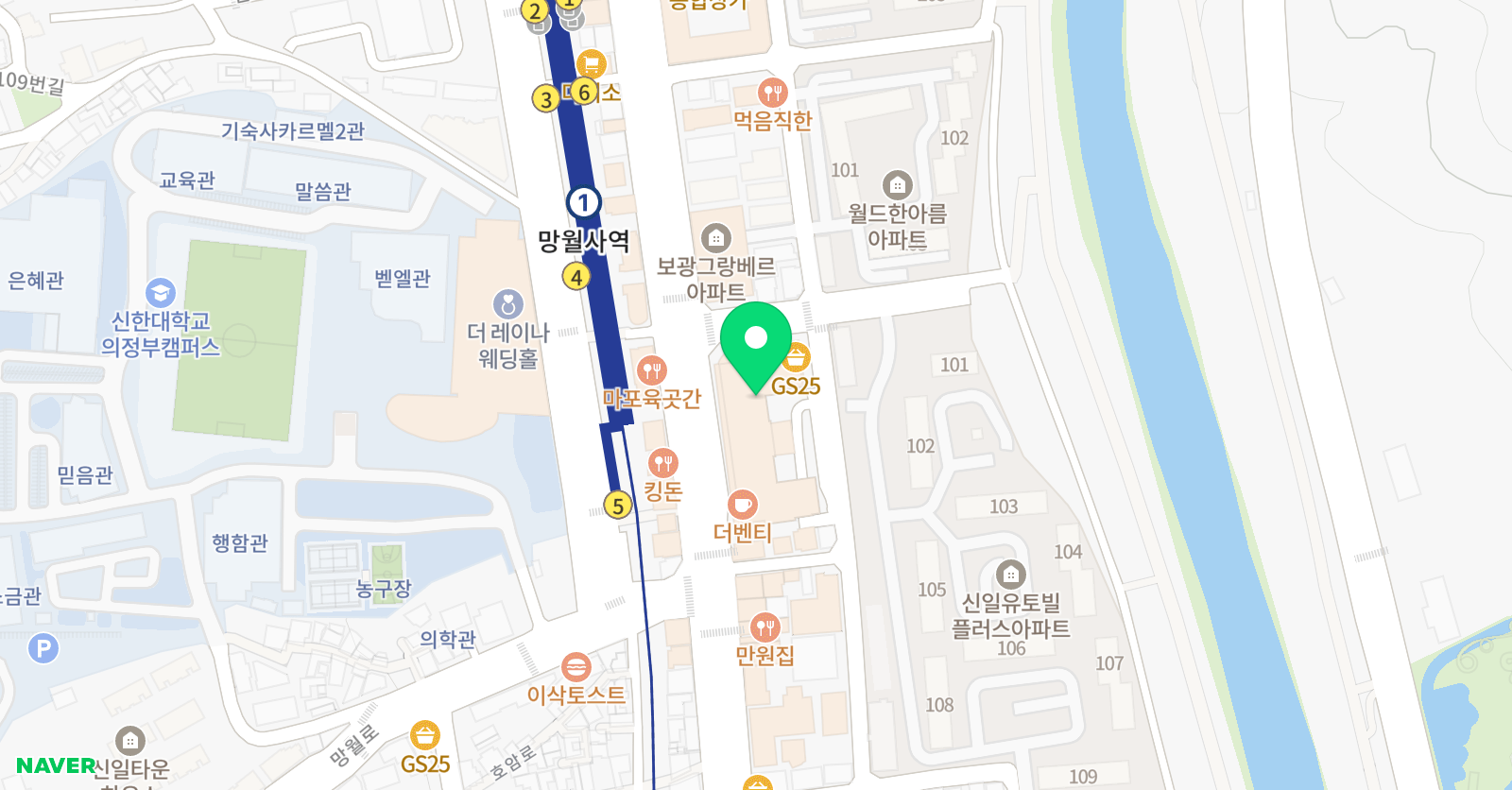 영어독서클럽 의정부호암초점 위치