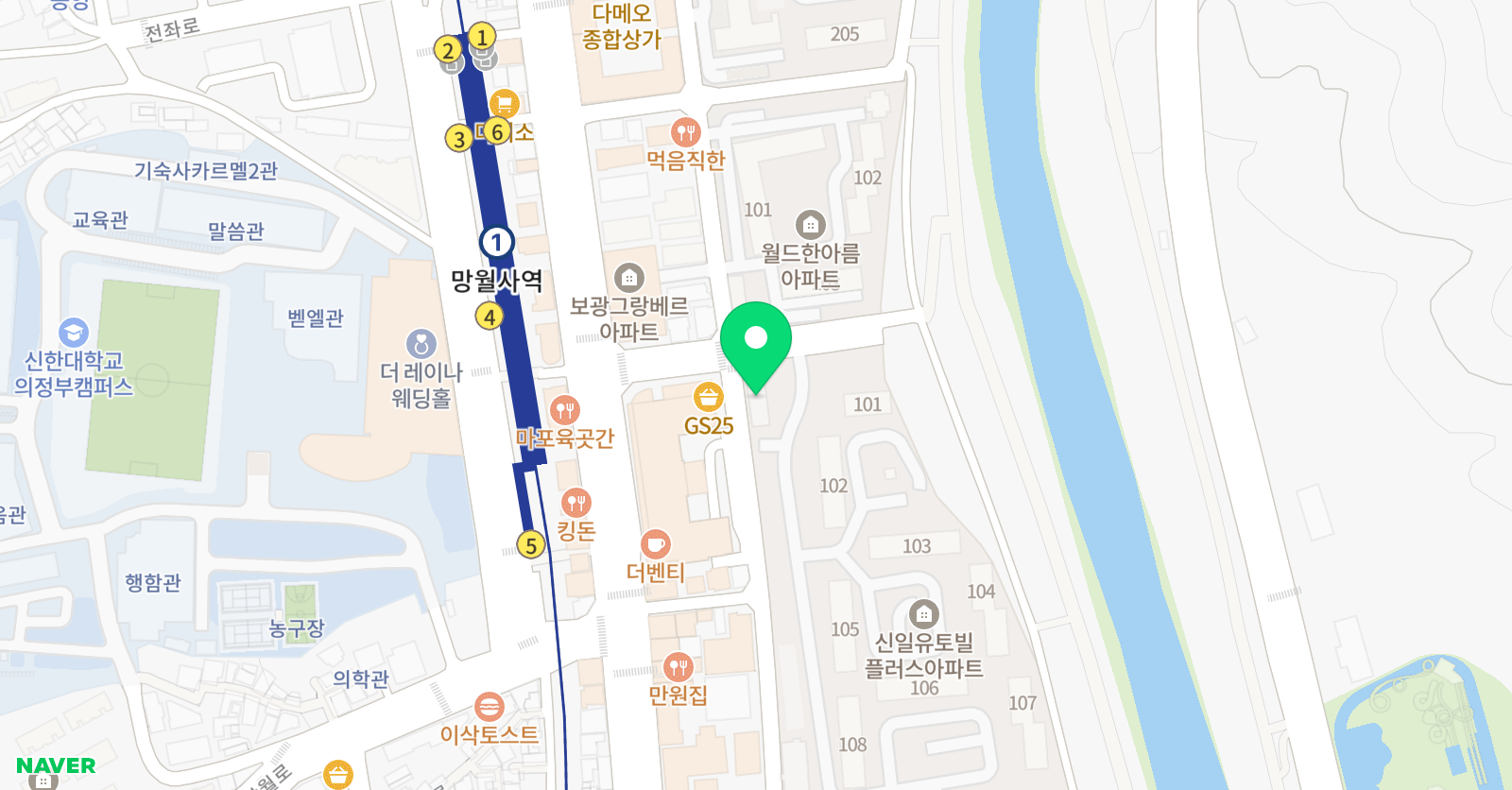 위너스 학원 위치