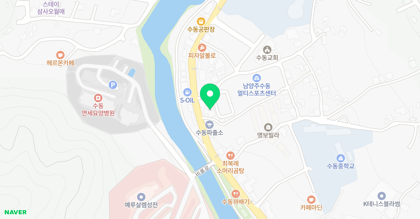 뮤엠영어 벧엘학원 위치