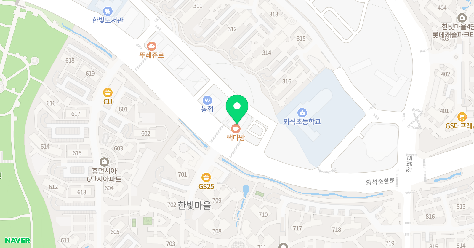 다니엘 학원 위치