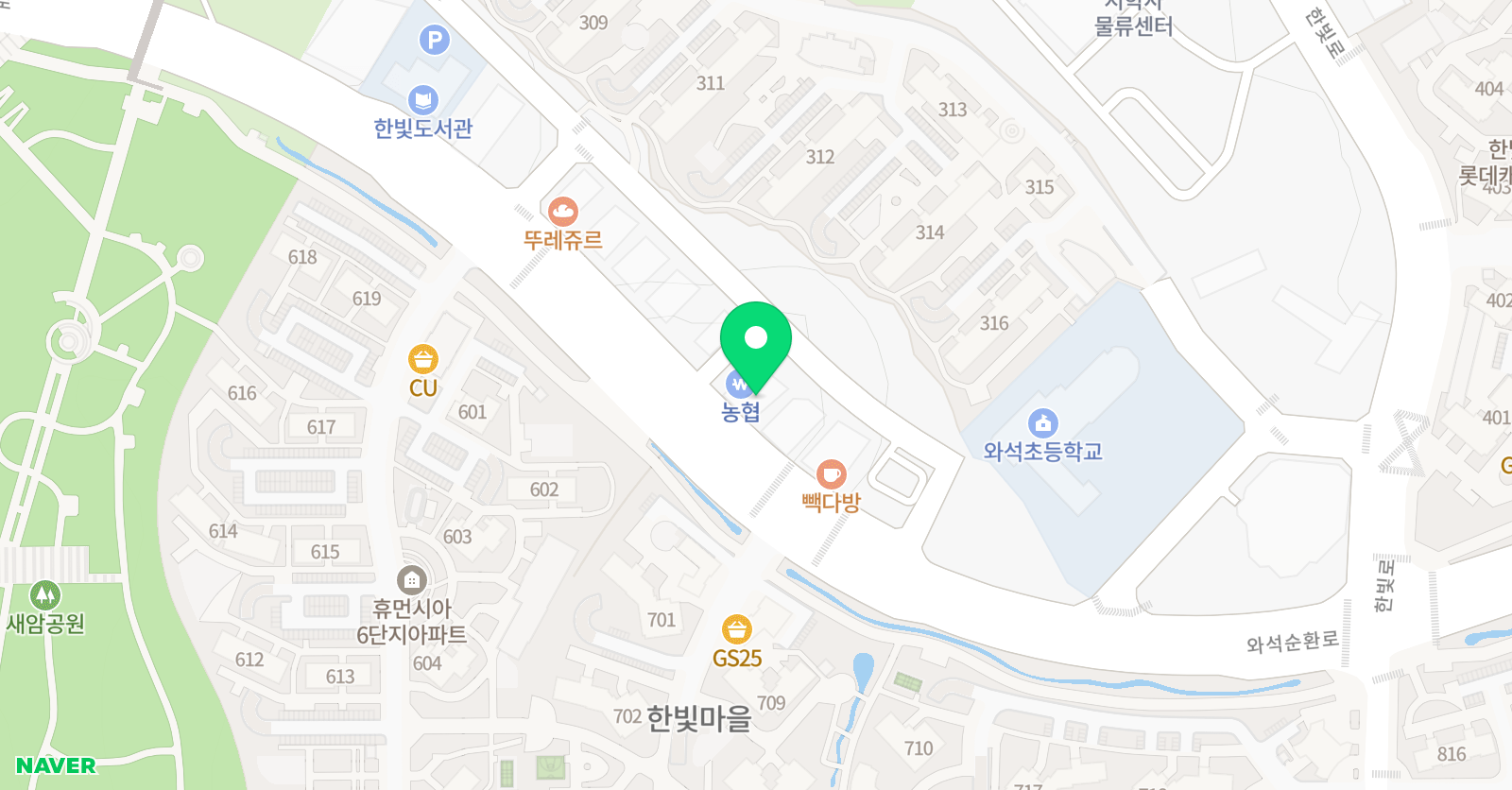 J아트팩토리 창의미술학원 위치
