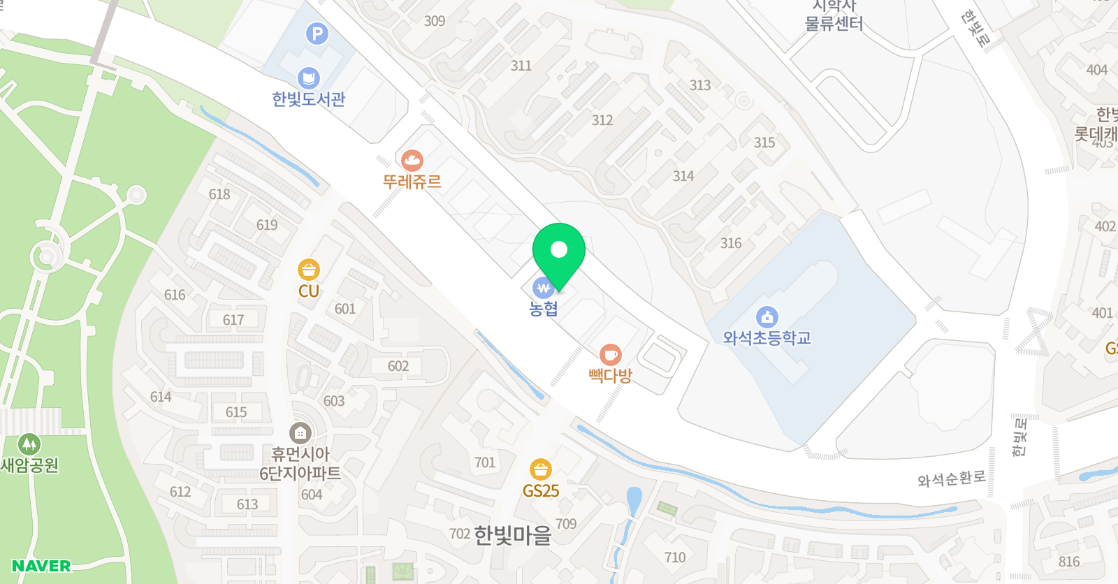 겨자씨의꿈 운정센터 위치