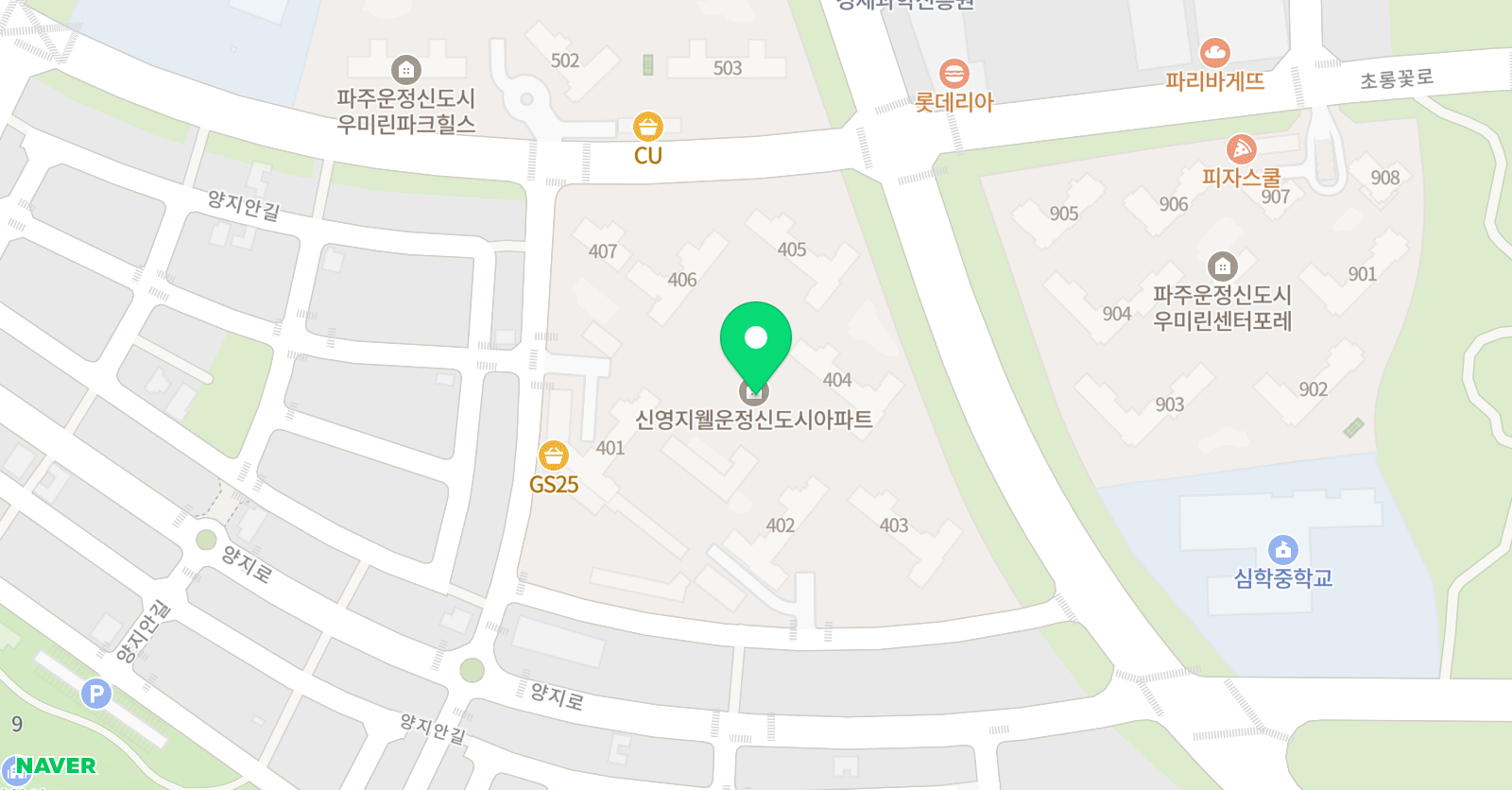 늘품수학교습소 위치