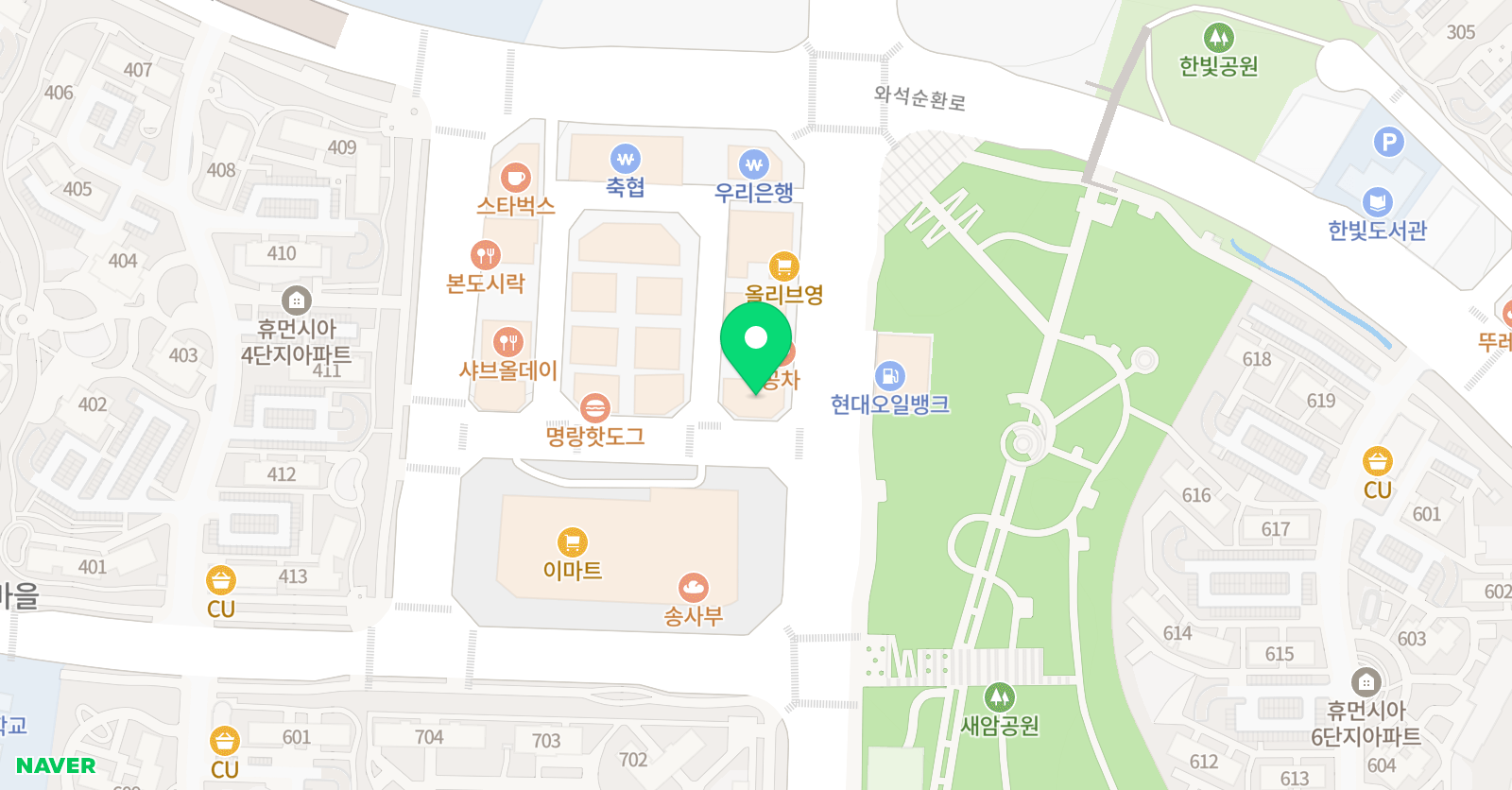 창조의아침 미술학원 운정캠퍼스 위치