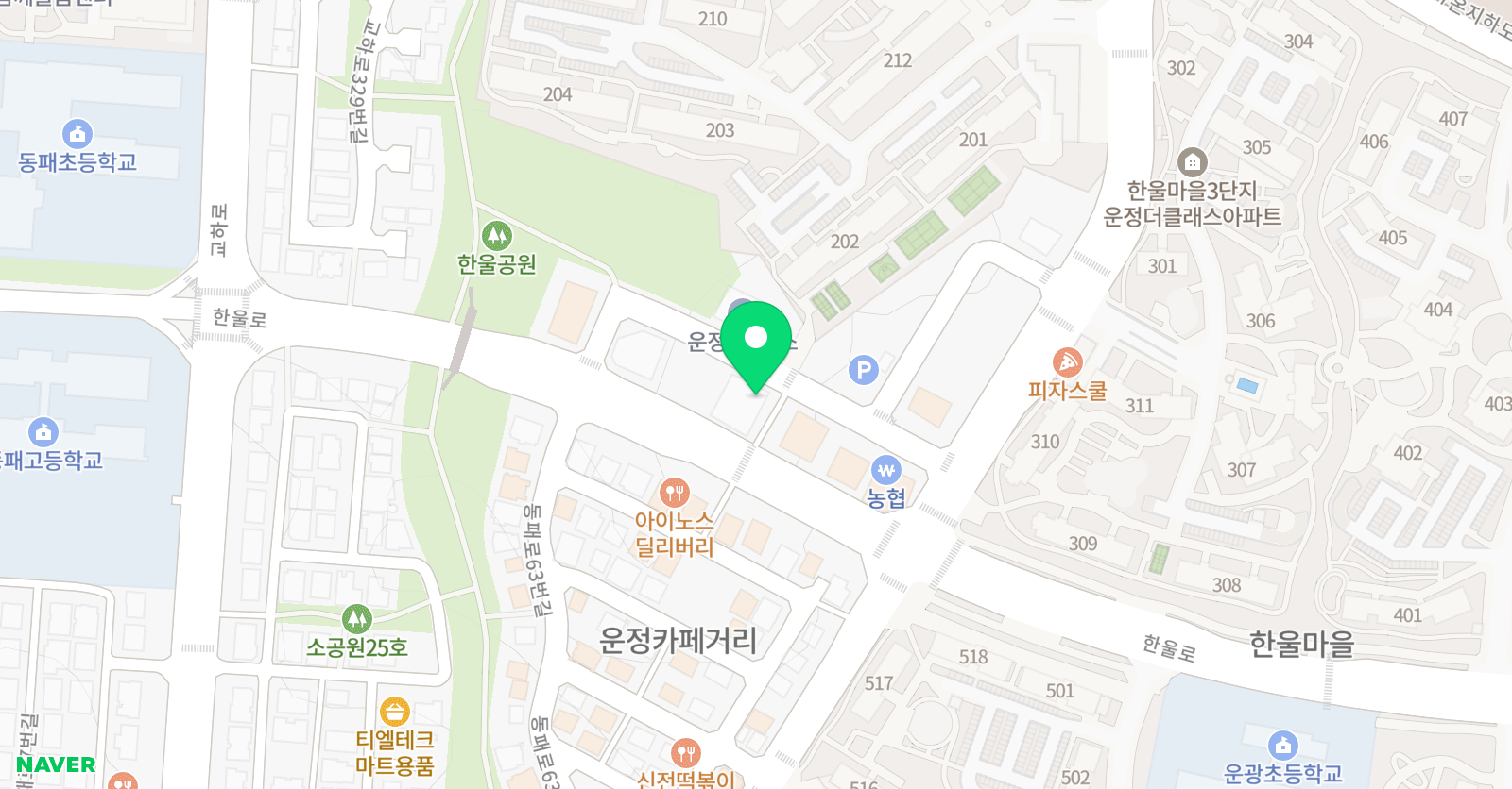 숙명 더 피아노학원 위치