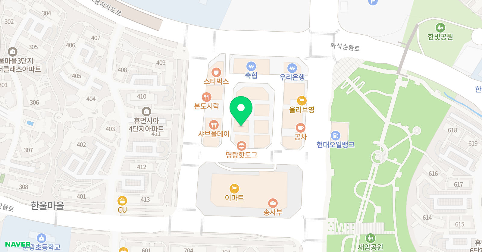 일취월장 관리형 독서실 운정점 위치