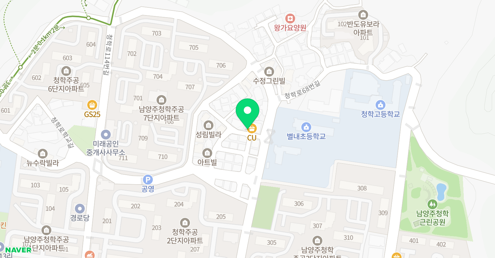 지니아트 미술교습소 위치