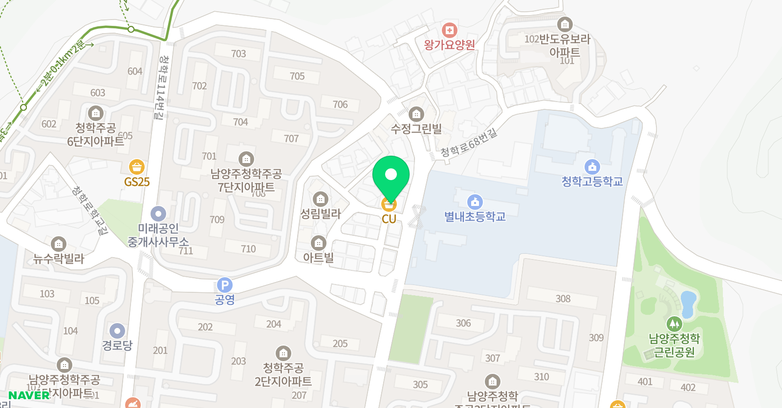 큰별 음악학원 위치