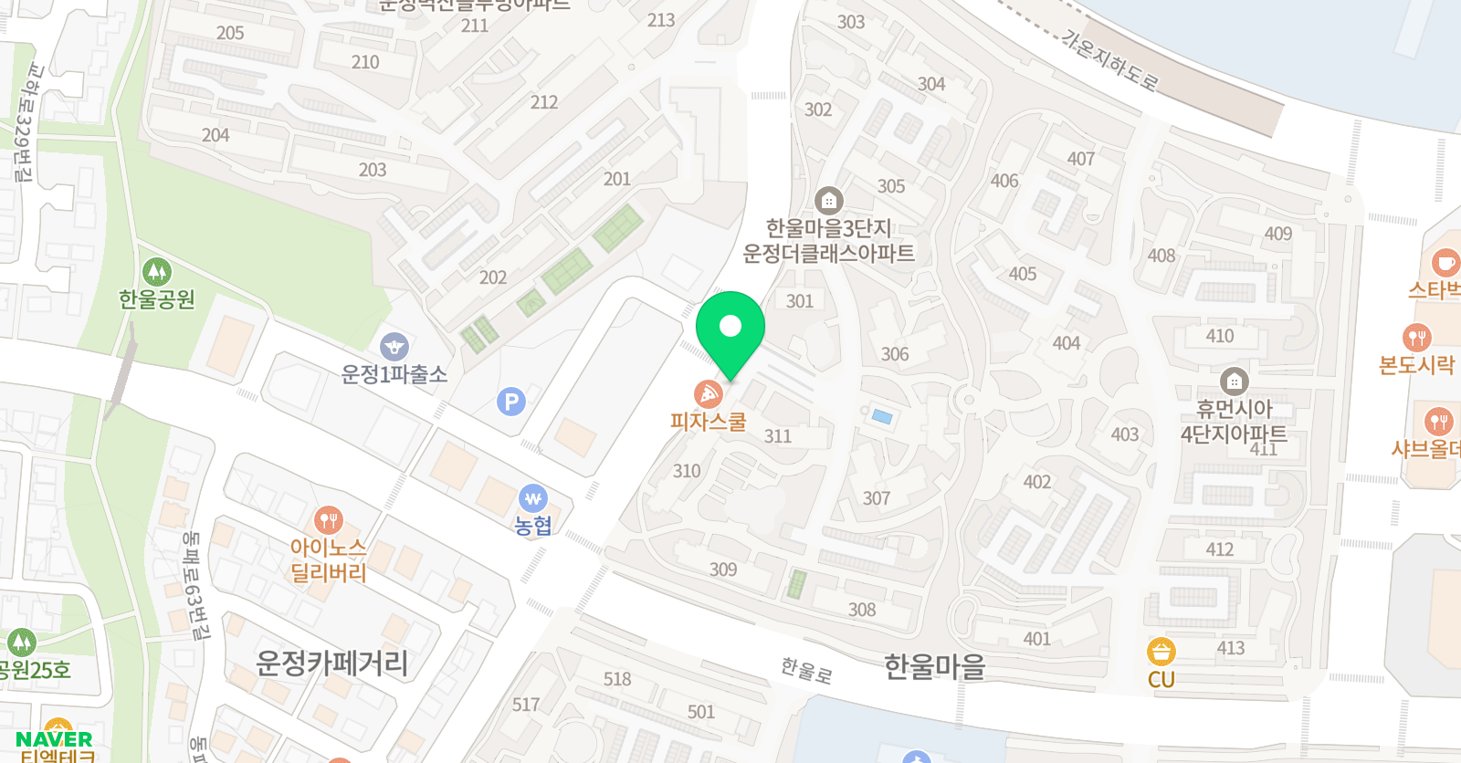 파스텔 피아노학원 위치