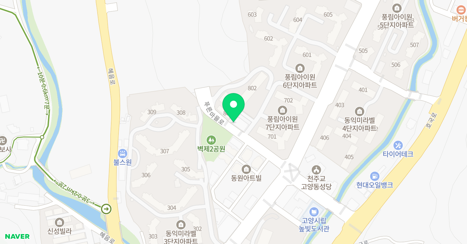 숙명포레 피아노음악교습소 위치