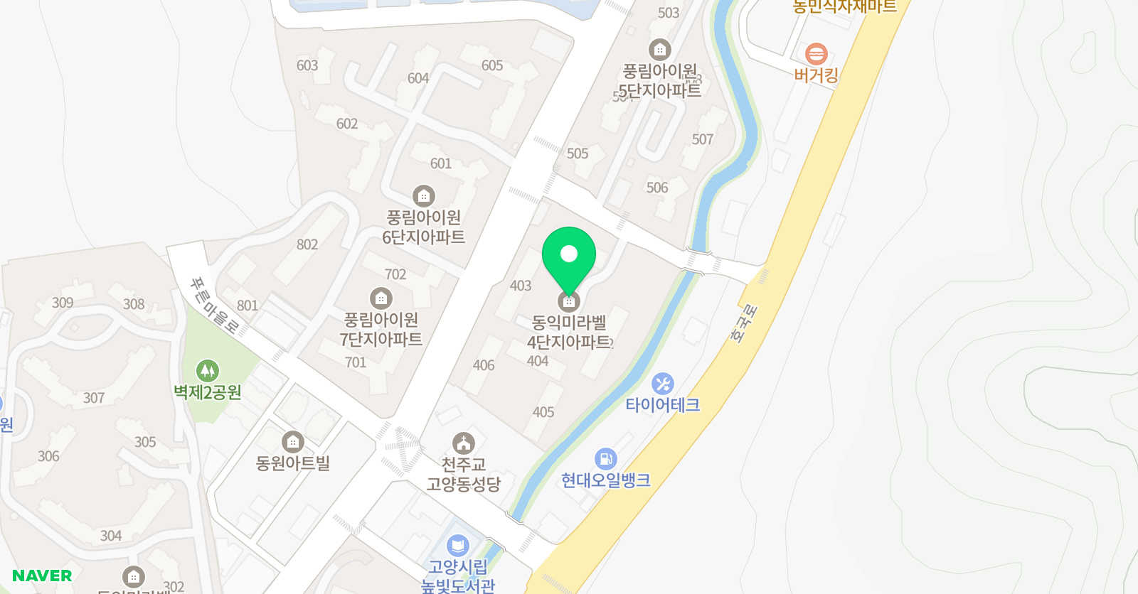 칭찬의힘 공부방 위치