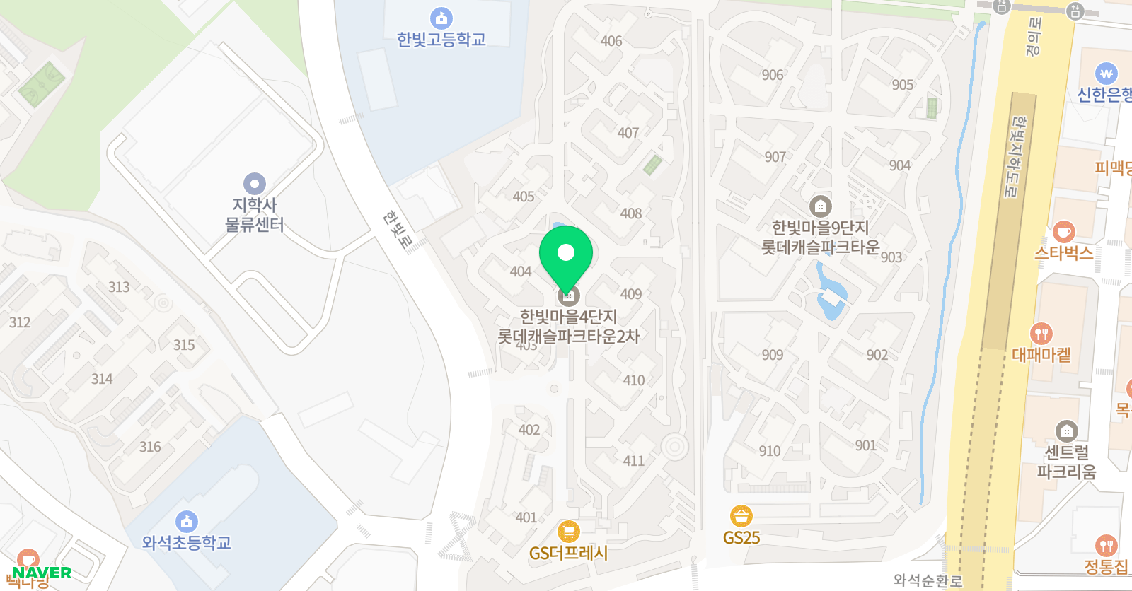 플레이팩토 한빛4단지교육원 위치