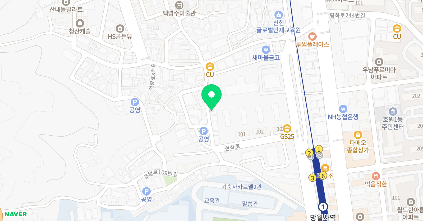 플레이팩토 애플파니 학원 위치