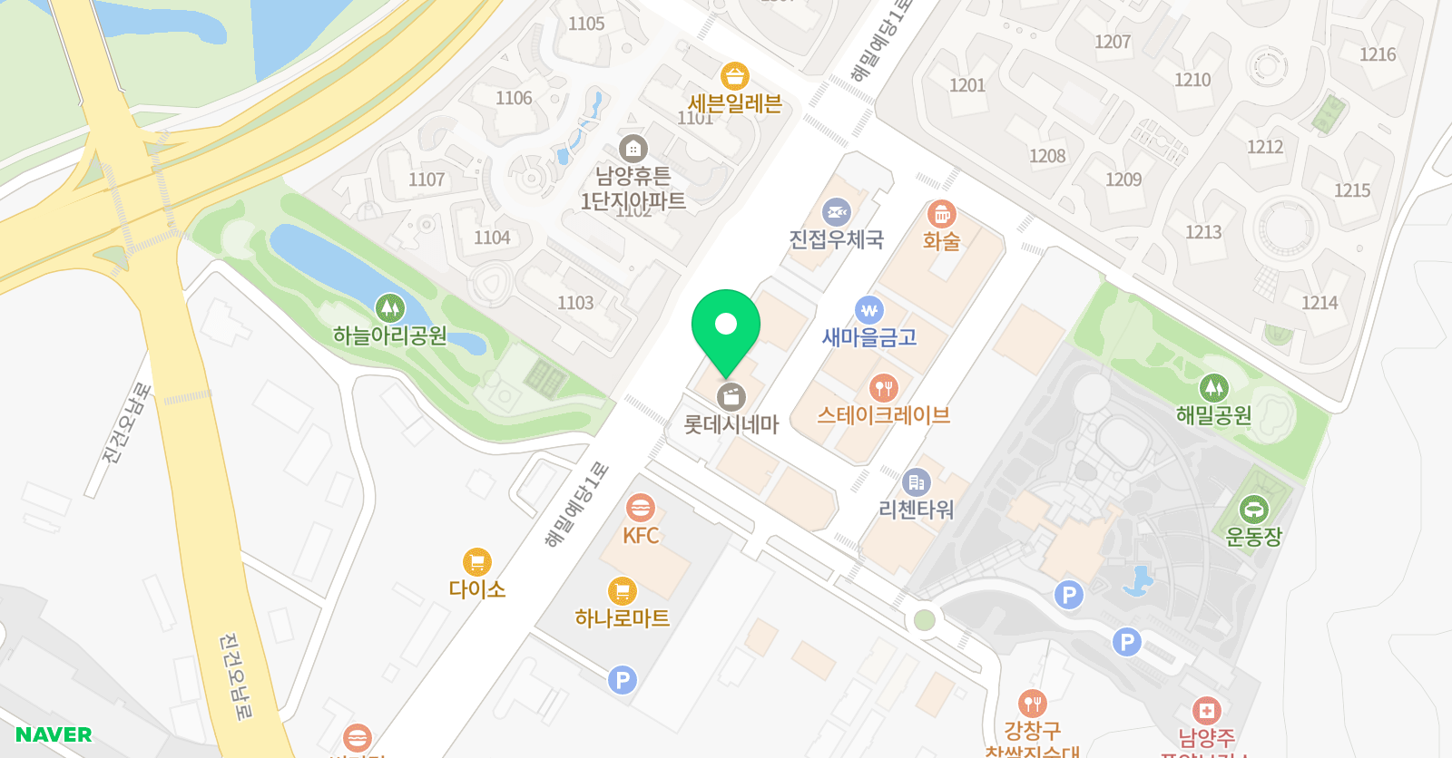 진접 창조의아침 미술학원 위치