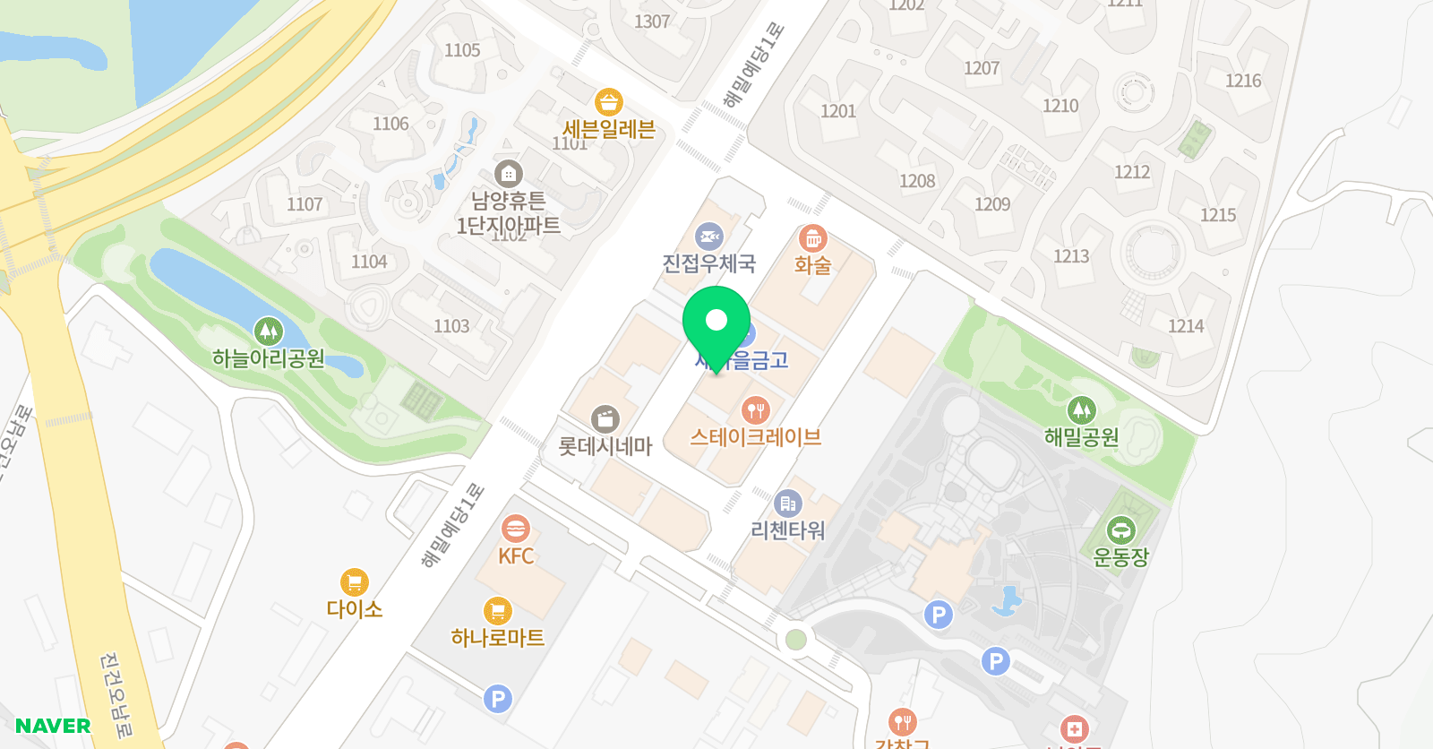 뉴 발레학원 위치