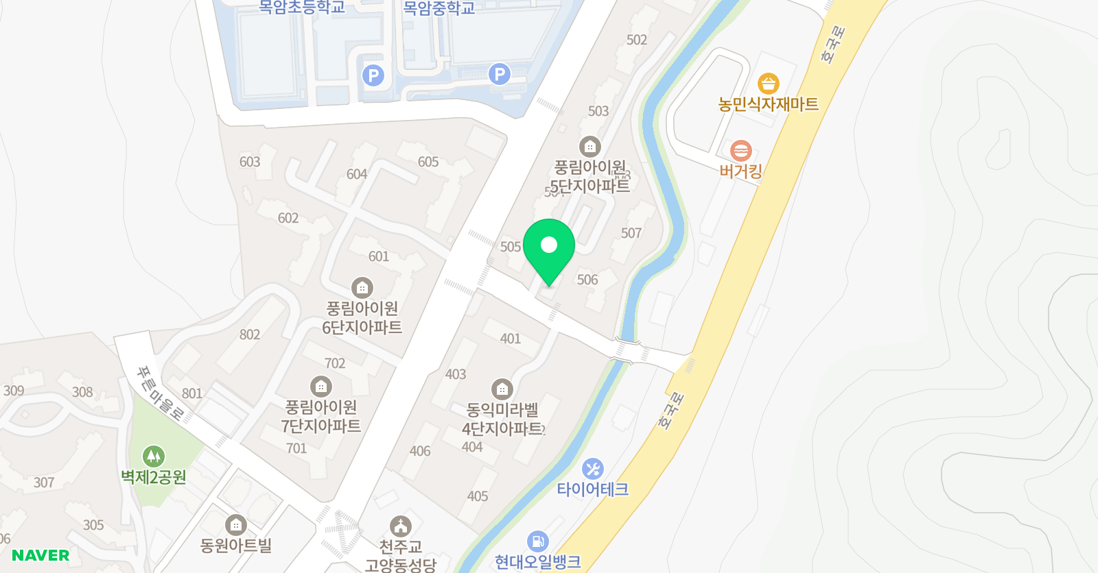 예슬 피아노학원 위치