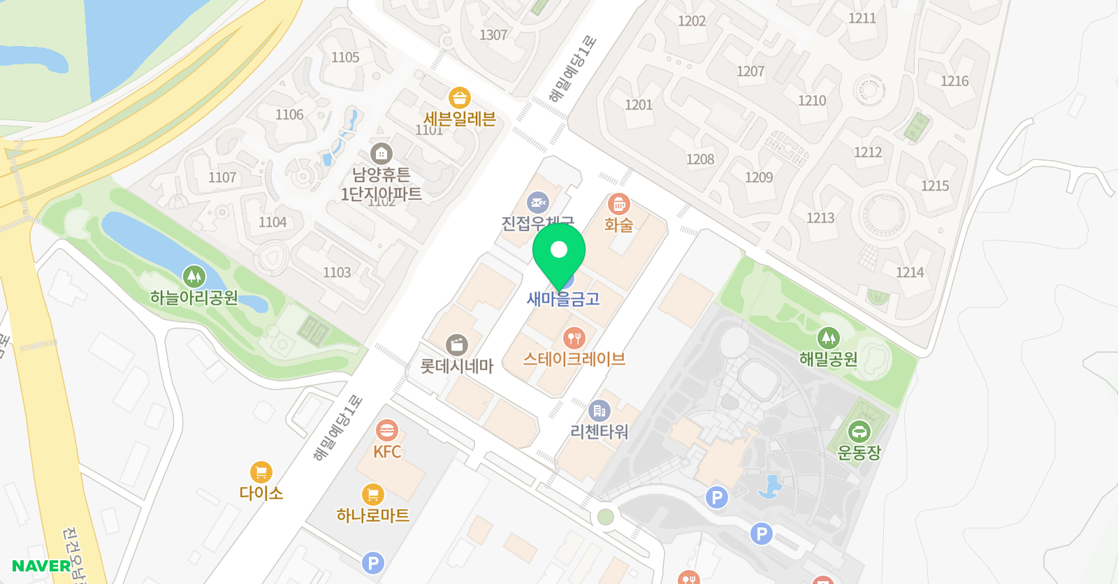 R모드 입시미술학원 위치