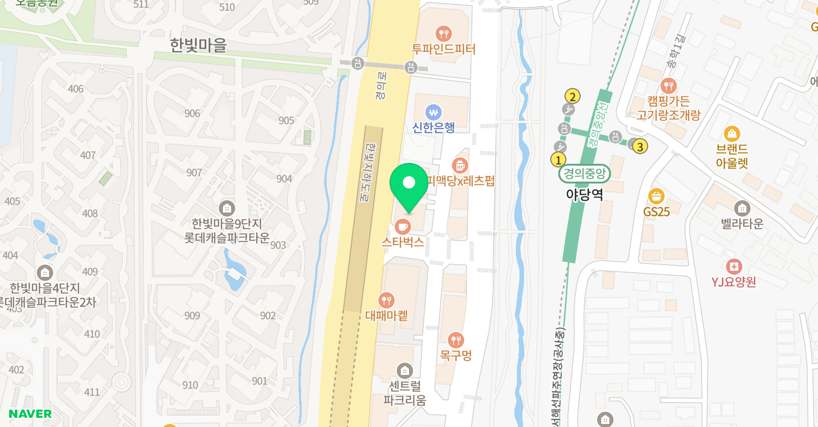 메이크유 댄스학원 위치