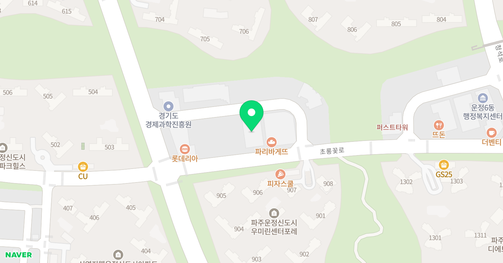 춤담 무용학원 GTX점 위치
