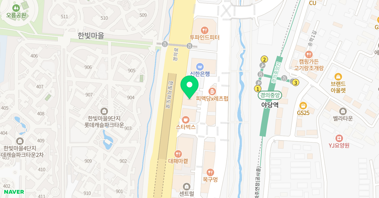 별이빛나는고흐 미술학원 위치