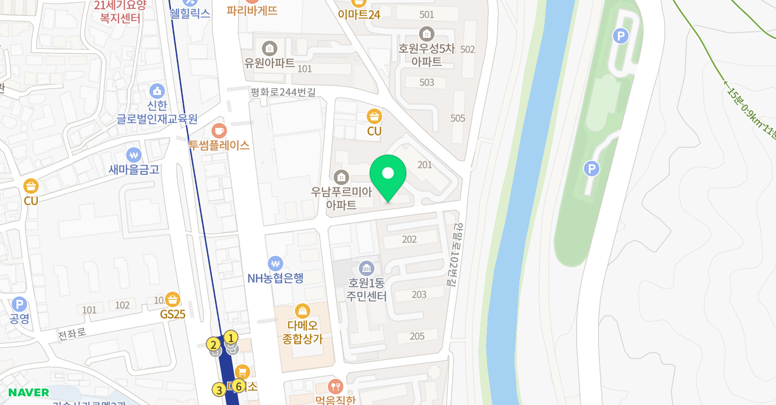 예가피아노음악교습소 위치