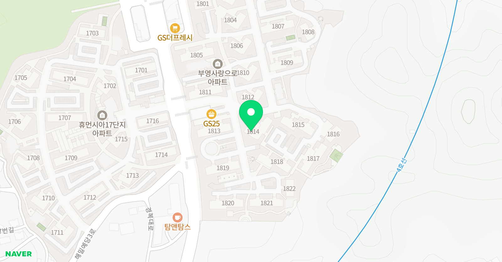 기탄 사고력교실 진접부영점 위치